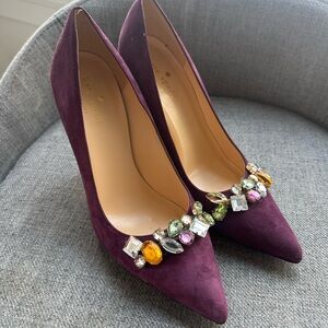 Kate Spade Purple Women's Shoes with Gemstone Accents